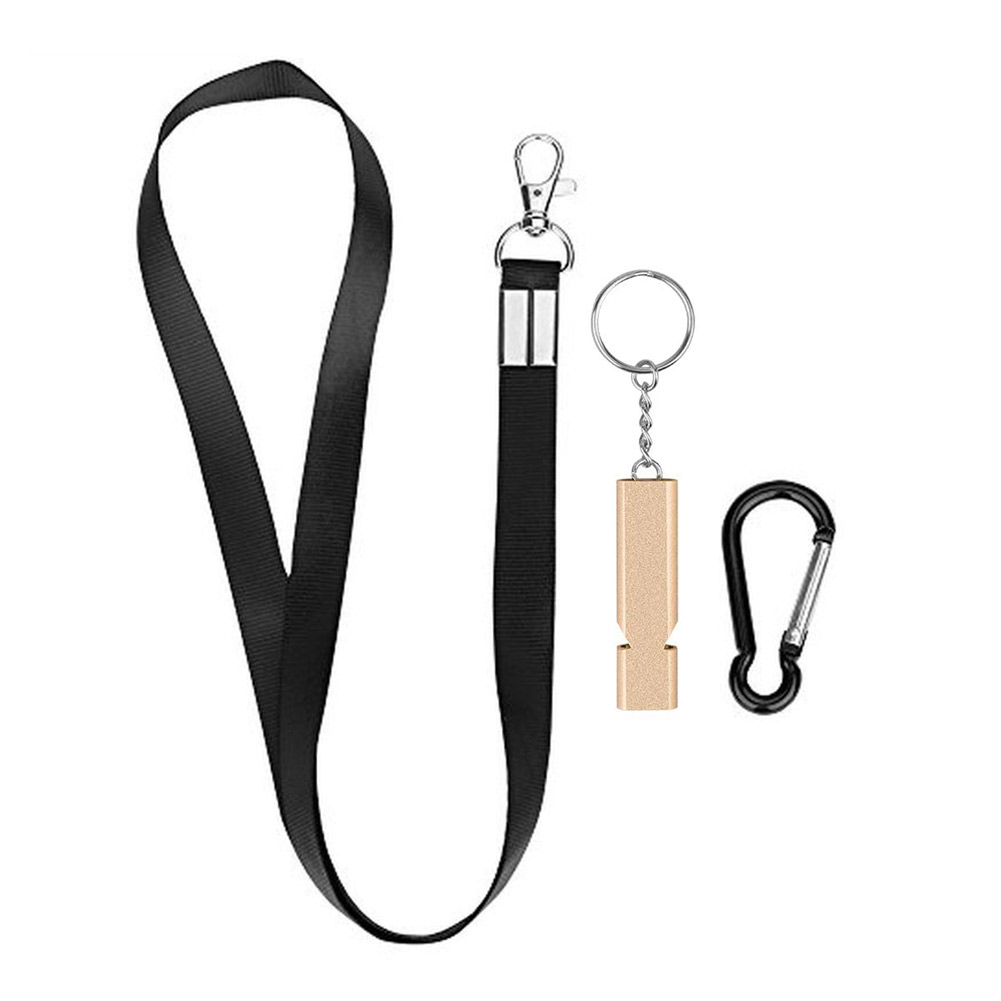 Dual Frequency Safety Whistle for Outdoor Camping Distress Survival Kayak Boating and Signaling 1//2 Pcs Emergency Survival Whistle with Lanyard